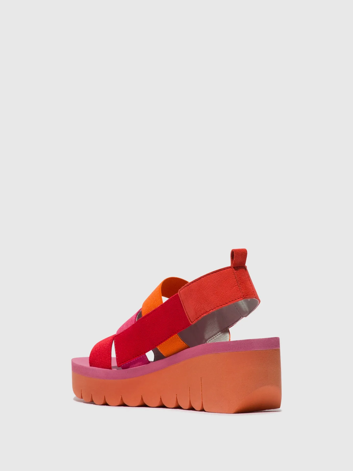 Strappy Sandals YERE847FLY RED/ORANGE (ROSE)