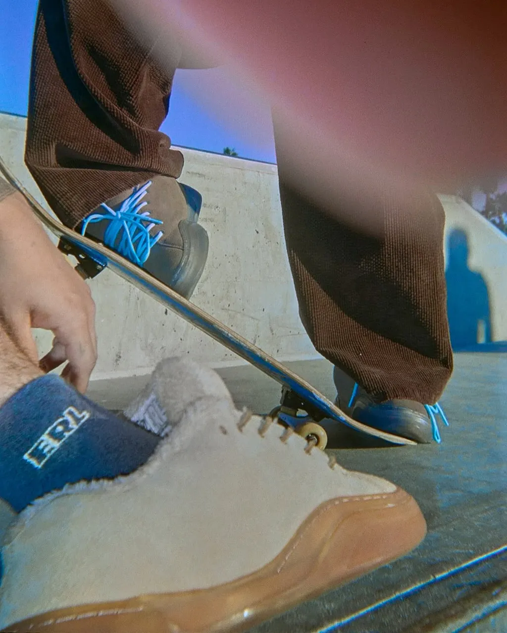 SUEDE VAMP SKATE SNEAKER