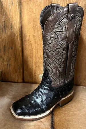 TANNER MARK WOMEN'S OSTRICH PRINT BOOTS