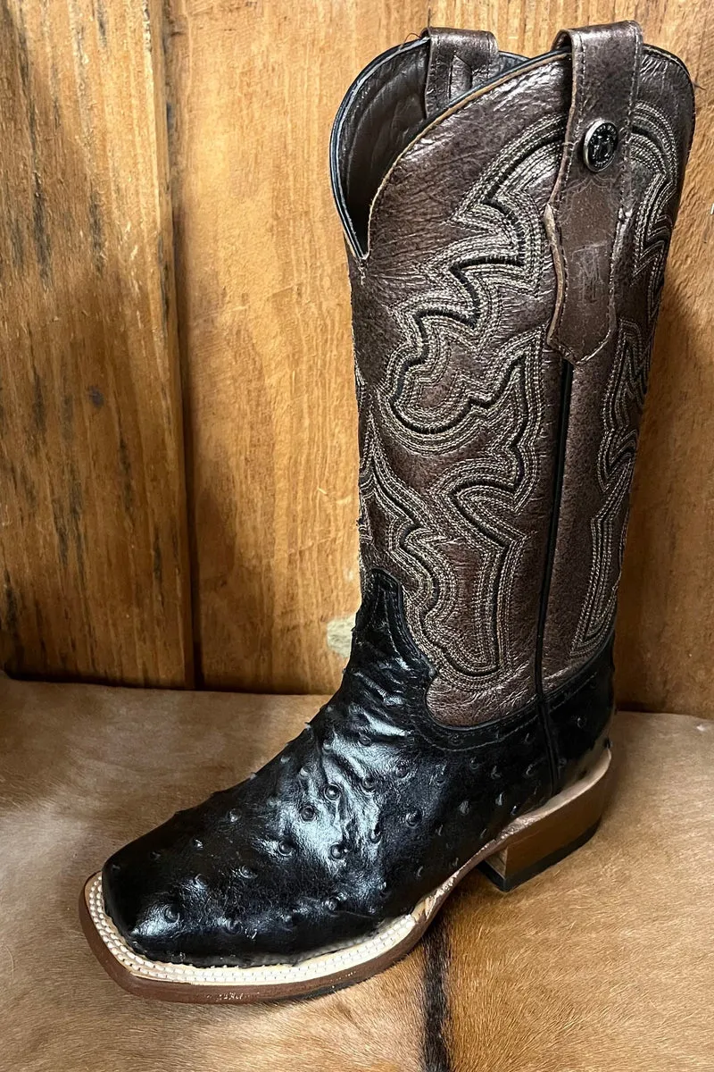 TANNER MARK WOMEN'S OSTRICH PRINT BOOTS
