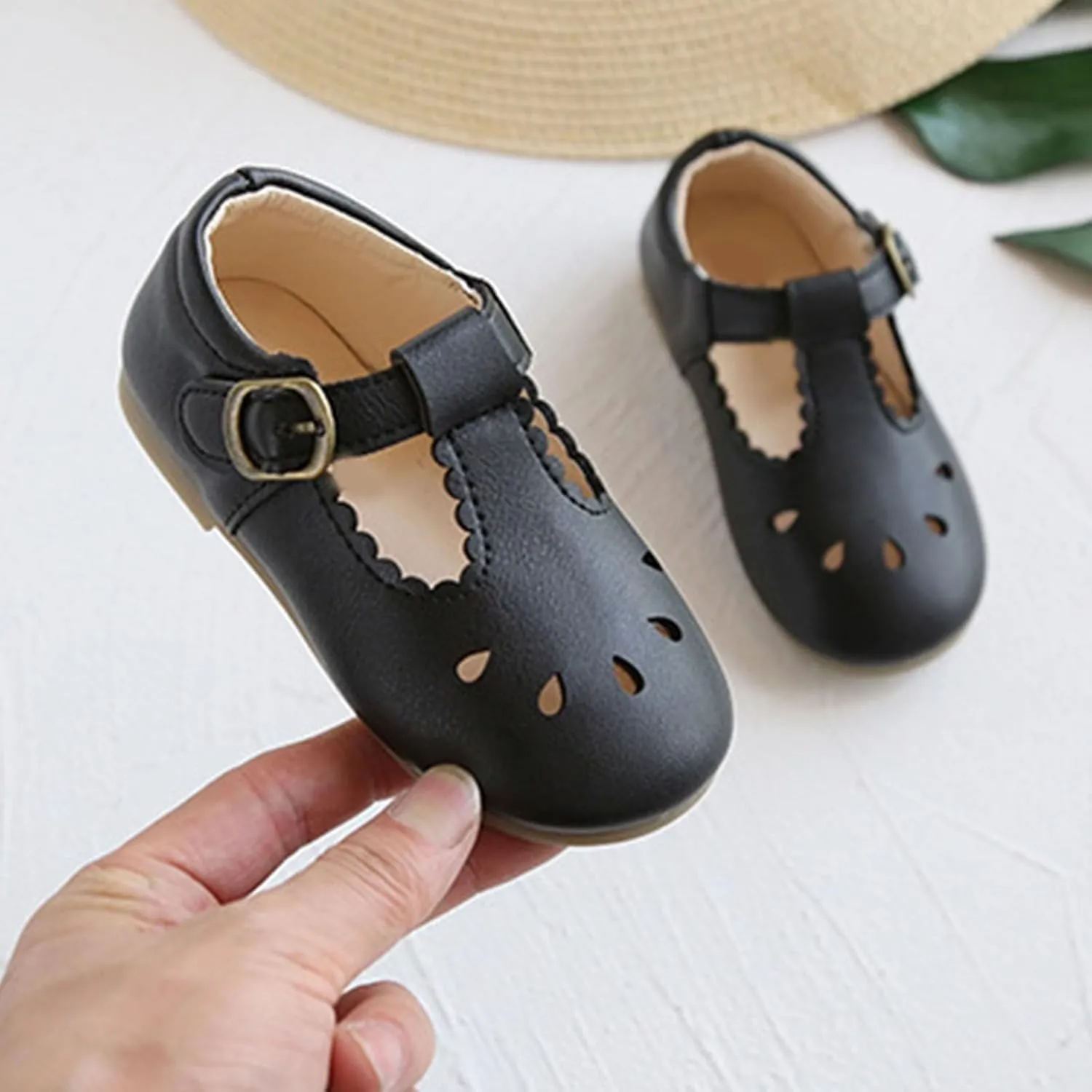 Toddler Girl Mary Jane Dress Shoes Ballet Flats Flower Girl Shoes School Oxford Flats for Girl Party Shoes