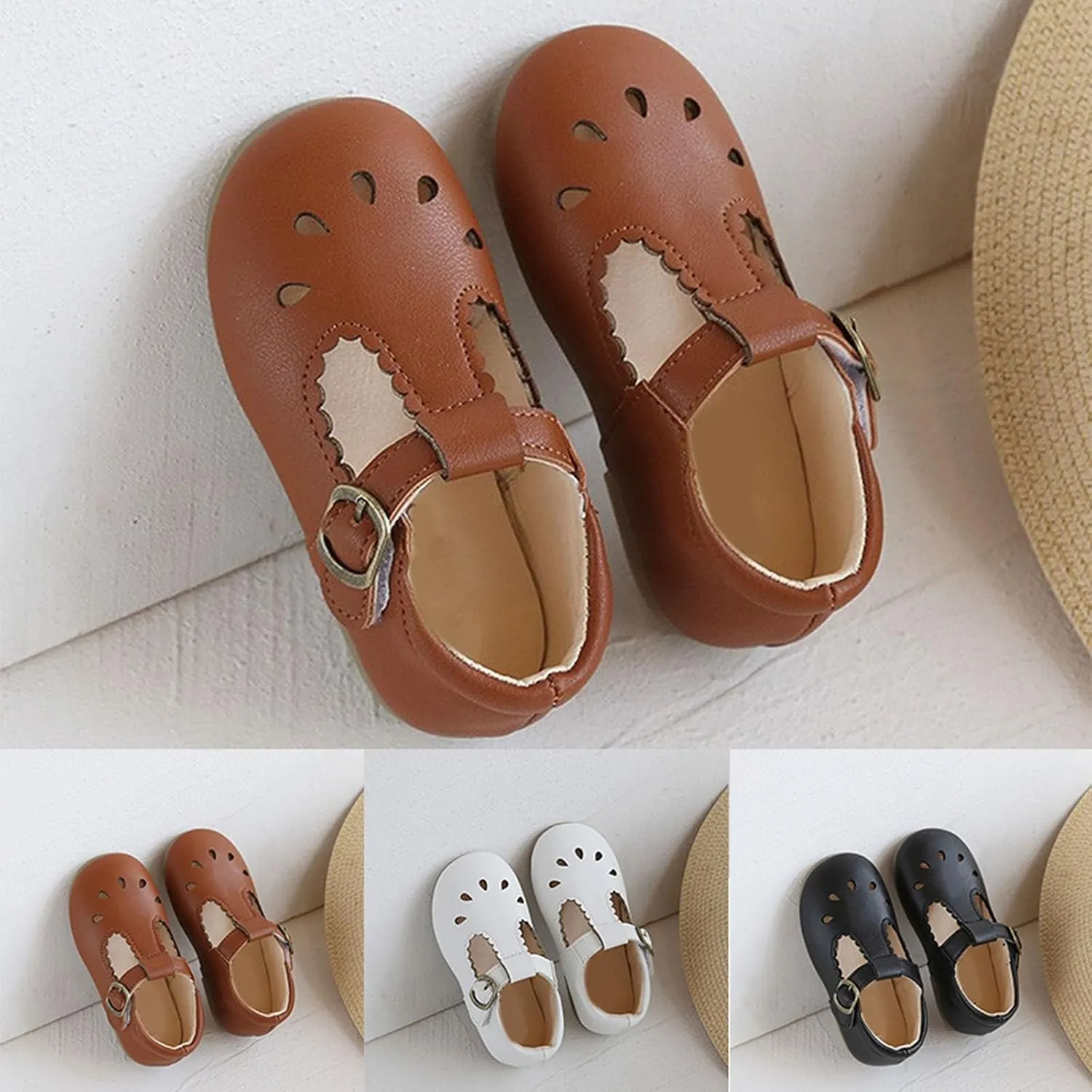 Toddler Girl Mary Jane Dress Shoes Ballet Flats Flower Girl Shoes School Oxford Flats for Girl Party Shoes