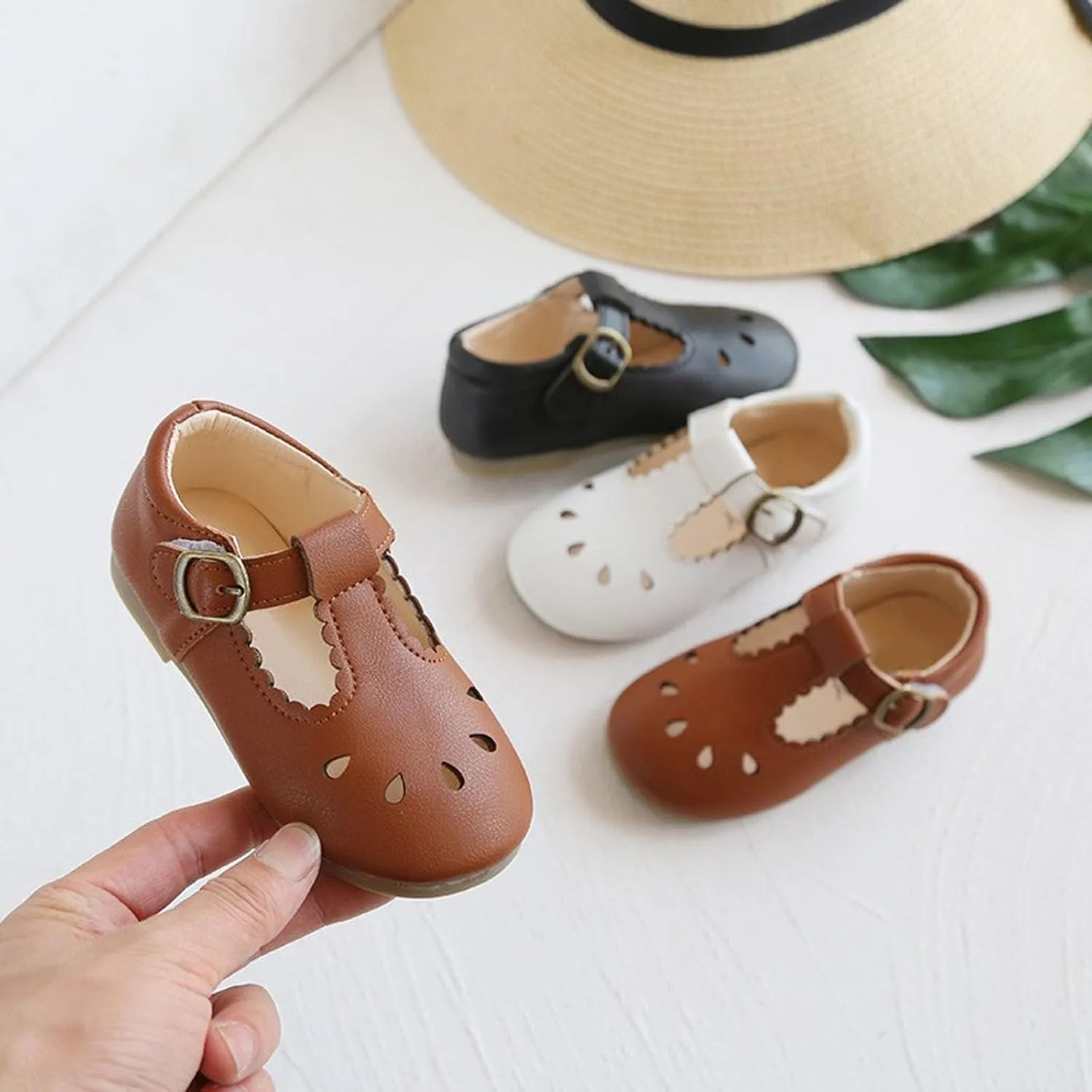 Toddler Girl Mary Jane Dress Shoes Ballet Flats Flower Girl Shoes School Oxford Flats for Girl Party Shoes
