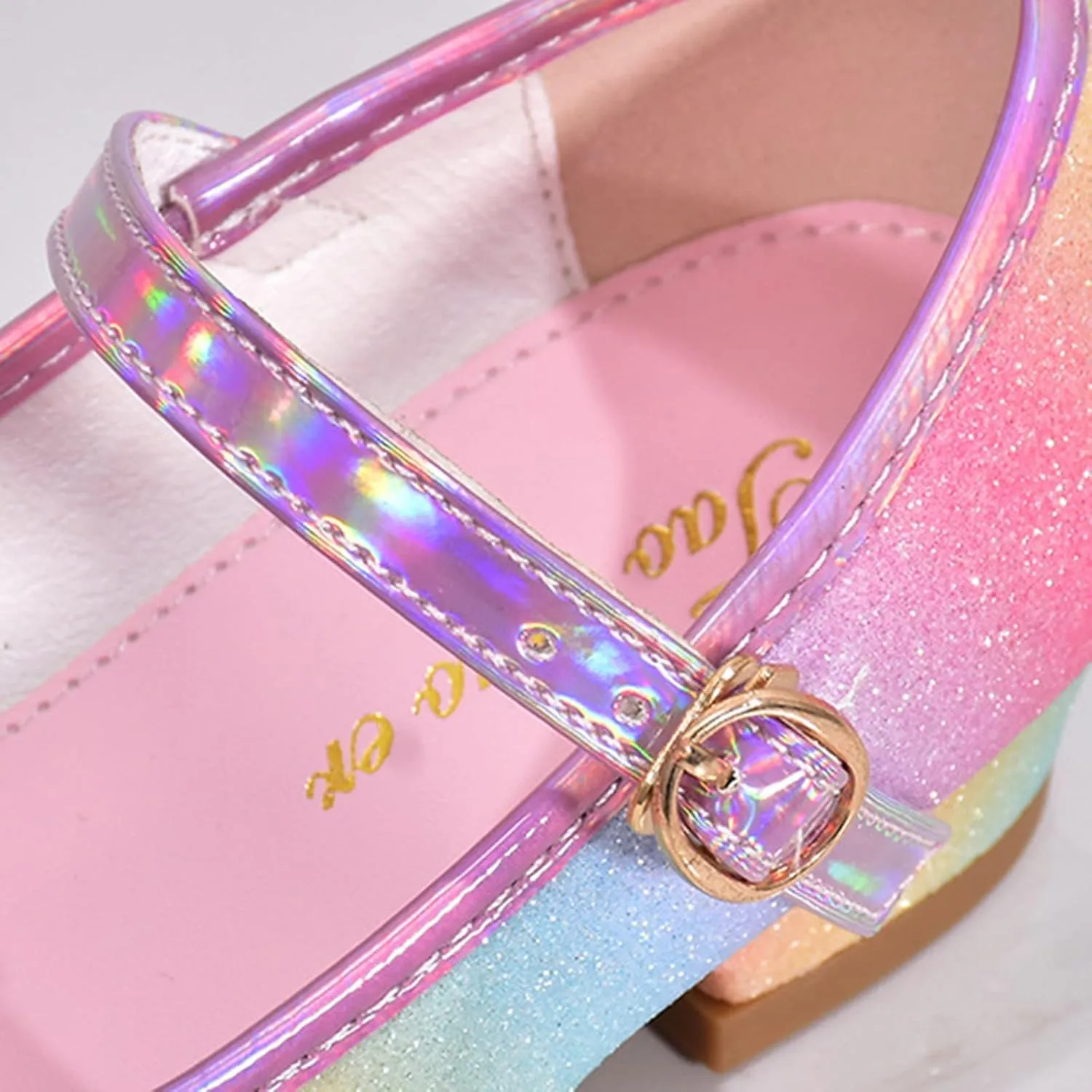 Toddler Girls Mary Jane Shoes Bow Flower High Heel Dress Shoes Girls Wedding Birthday Part Prom for Kids