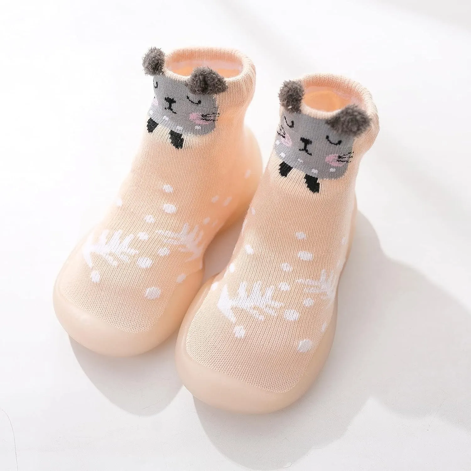 Toddler Wide Dress Shoes Girls Non-Slip Toddler Baby First Infant Shoes Elastic Shoes for Girls