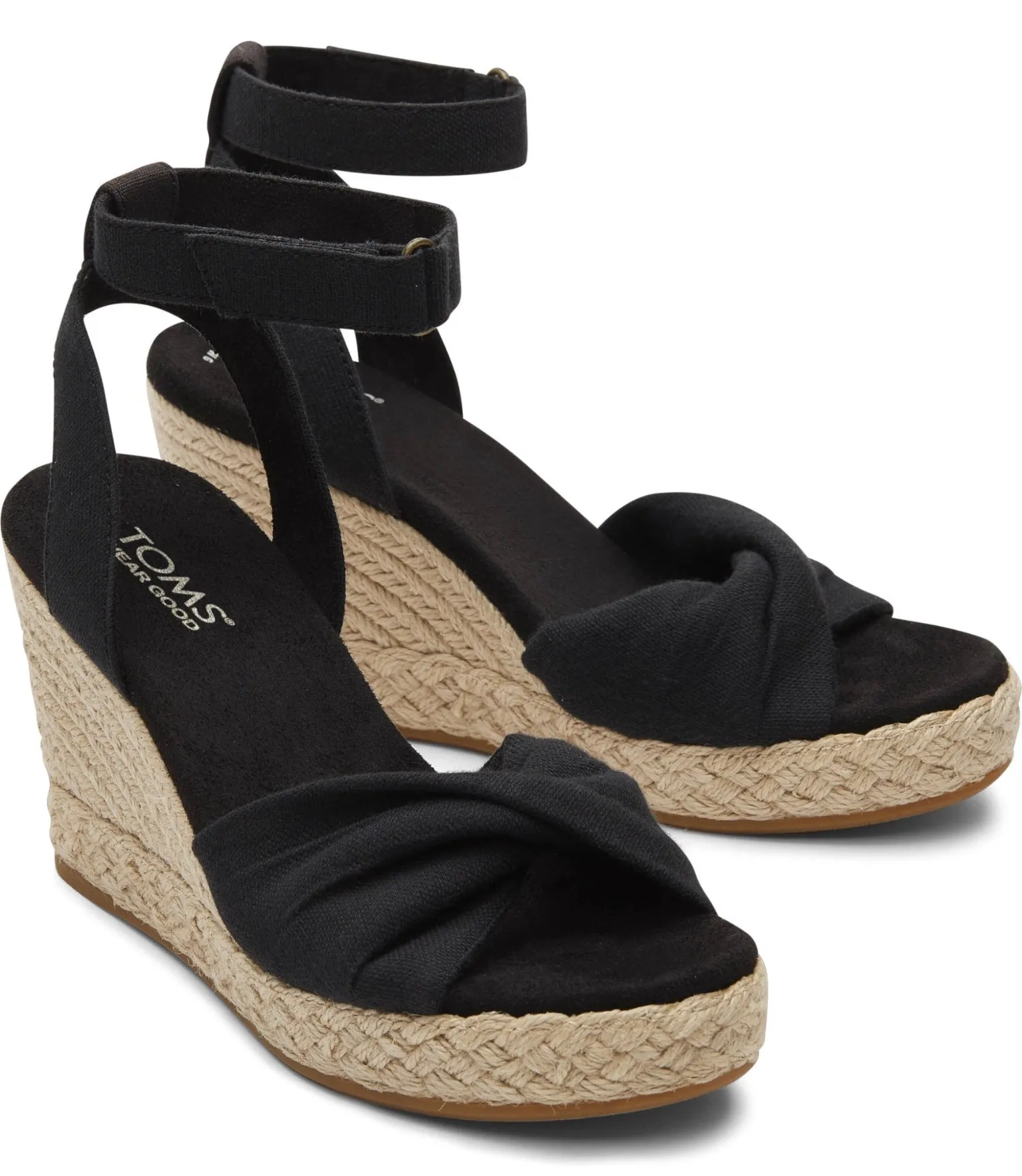 TOMS: Marisela Wedge Heel in Black