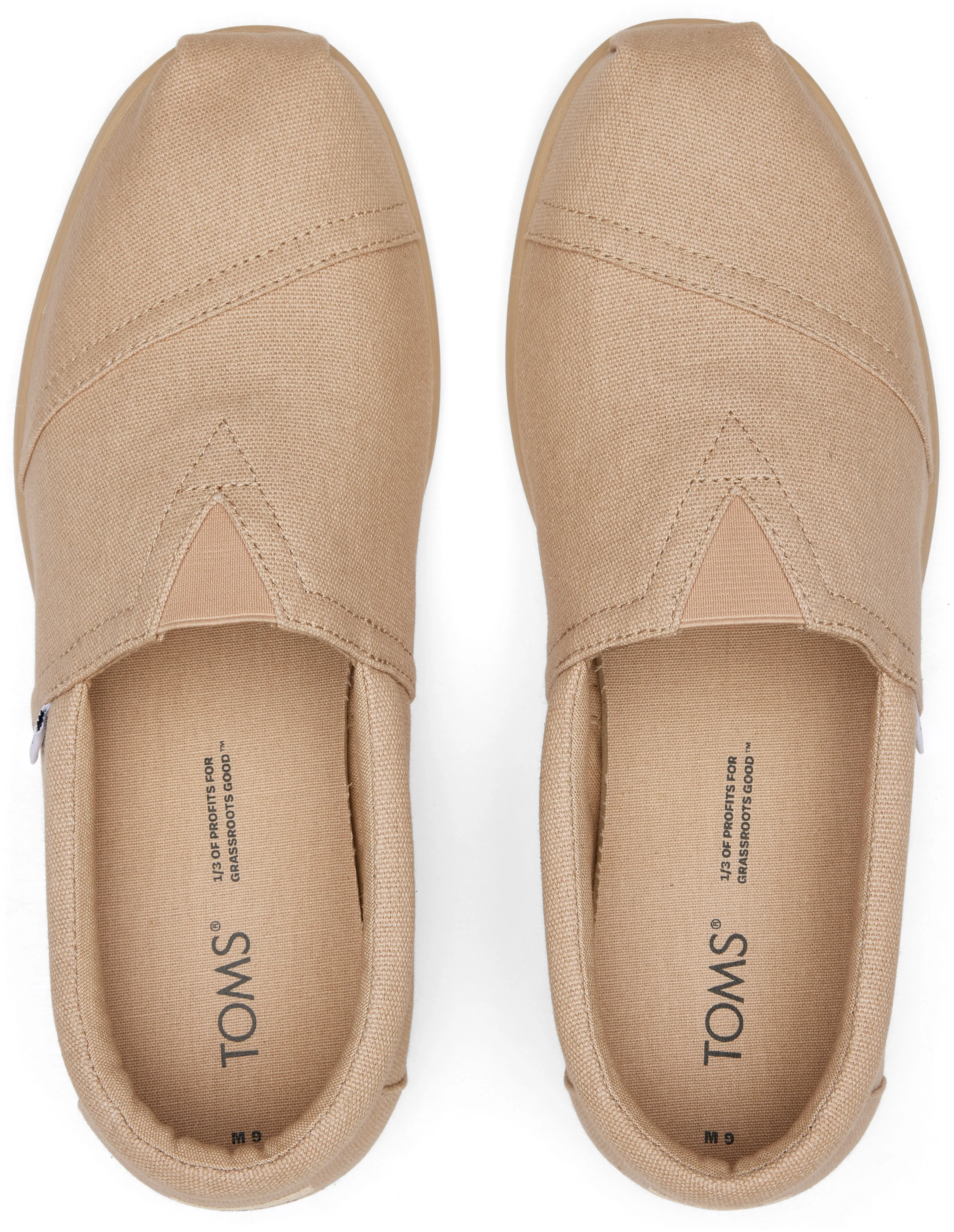 Toms Men Alp Fwd Tan Oatmeal Recycled Cotton Canvas