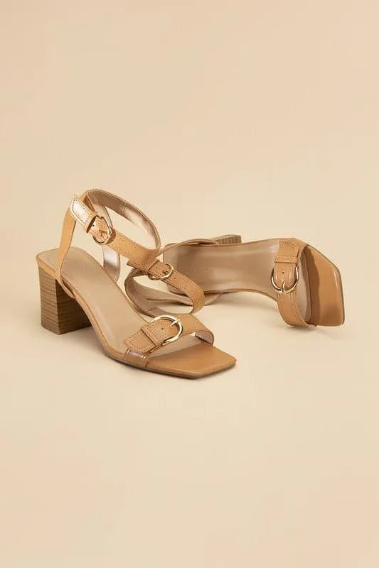 TREATY-S Buckle Sandal Heel