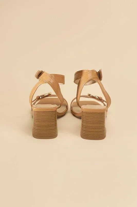 TREATY-S Buckle Sandal Heel