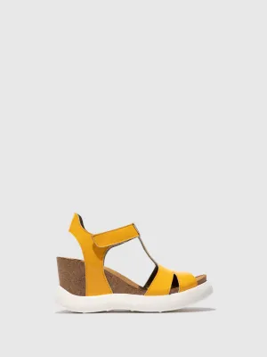 Velcro Sandals GUFI049FLY YELLOW