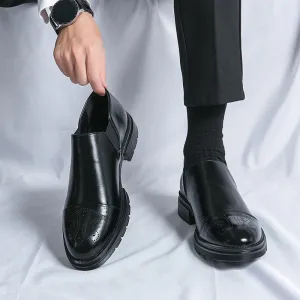 Vetro - Leather Brogue Loafers