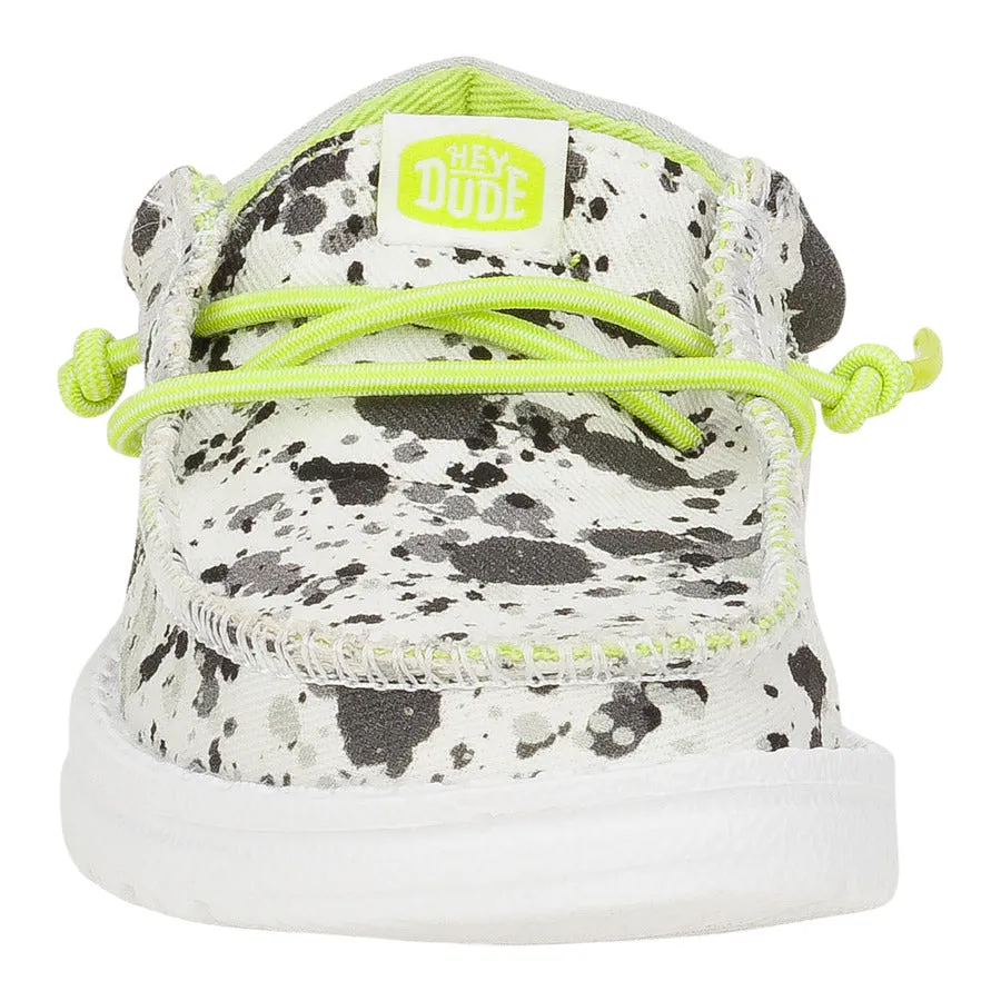 Wally Funk Toddler Splatter - White/Multi