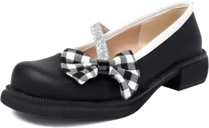 Women Flats Mary Jane Kawaii Shoes Costume Round Toe Pumps Low Heel School Dress Shoes for Girls