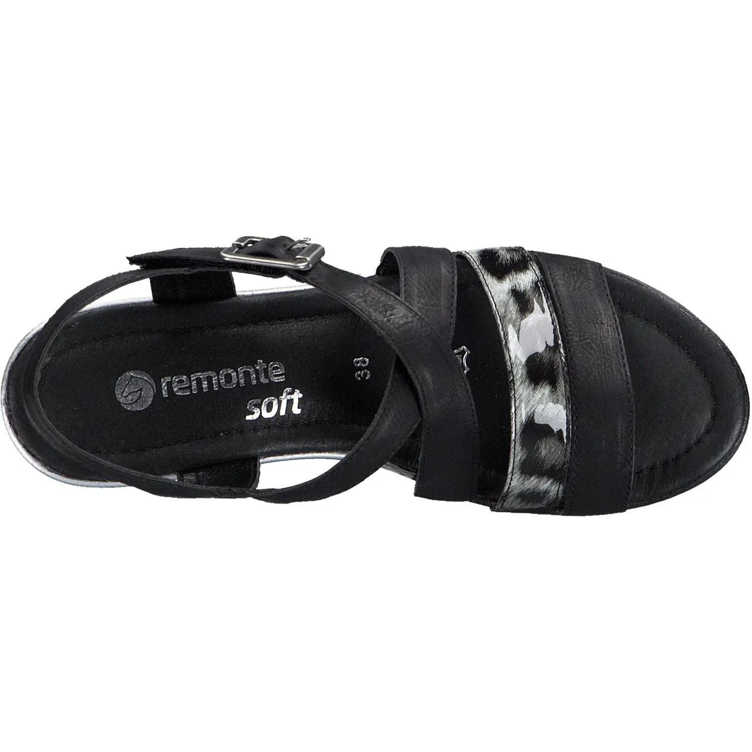 Women's Remonte D1568-01 Talisha 68 Black Synthetic