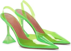 Women's Sexy Pointed Toe Sandals Stiletto High Heels Slip on Mules for Women Summer Fashion Wedding Party Dress Ballroom Dance Shoes Highly Recommend