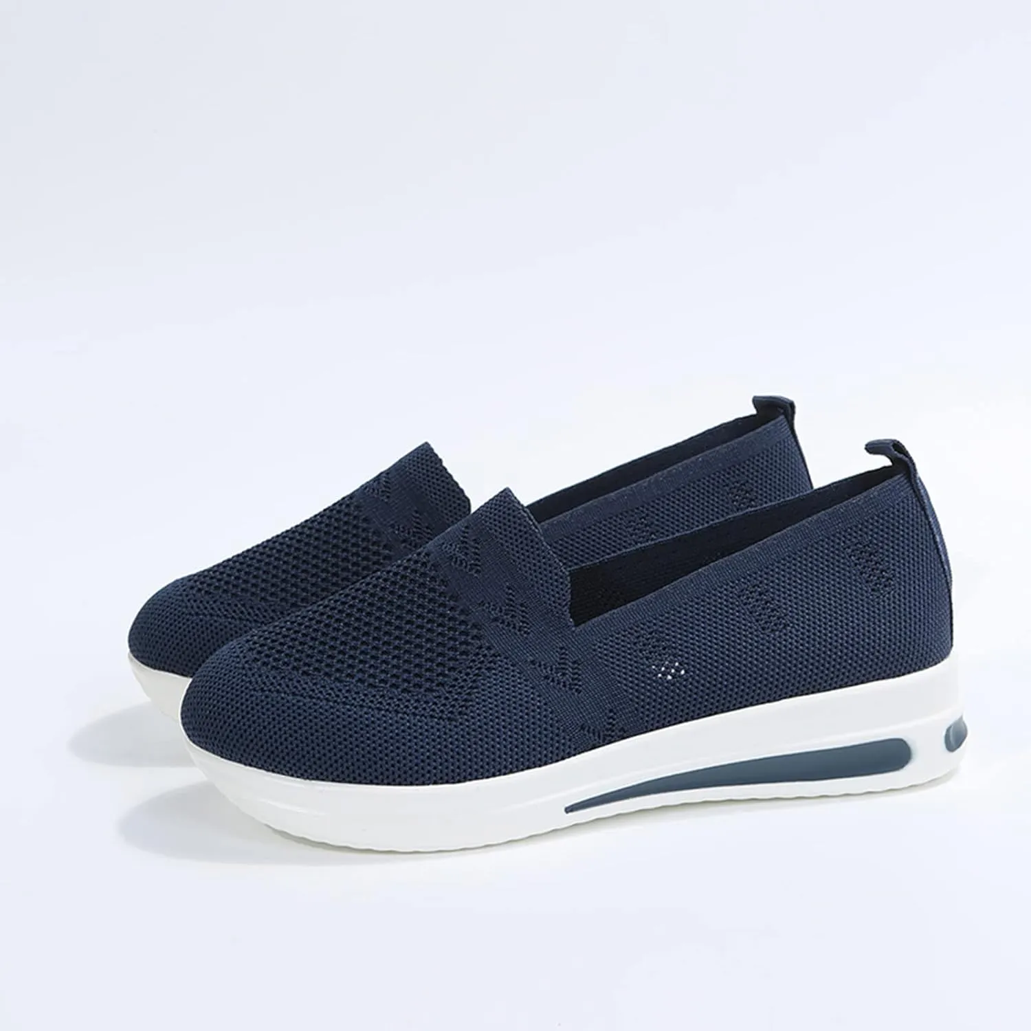 Women's Slip On Sneakers Shoes Closed Toe Walking Sneakers Thick Sole Running Hiking Sneaker Beach Summer Sandals