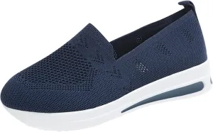 Women's Slip On Sneakers Shoes Closed Toe Walking Sneakers Thick Sole Running Hiking Sneaker Beach Summer Sandals