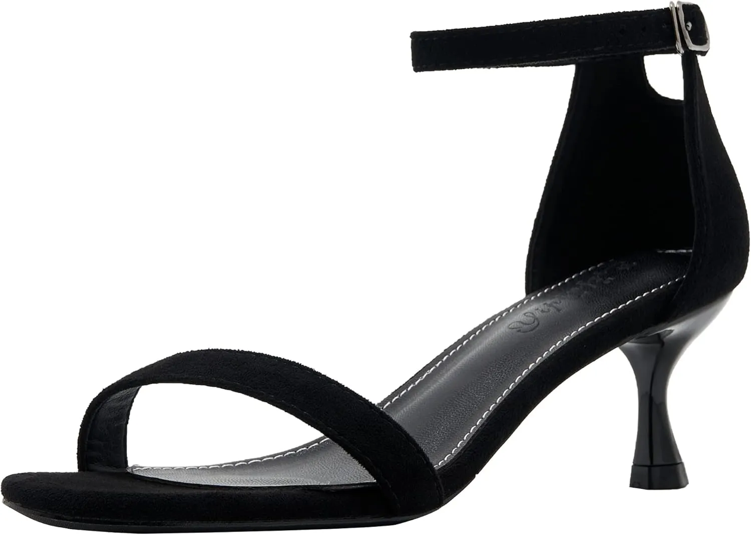 YooPrettyz Women Strappy Evening Heels Two Piece Open Toe Heeled Sandals Leather Party Prom Dressy Shoes